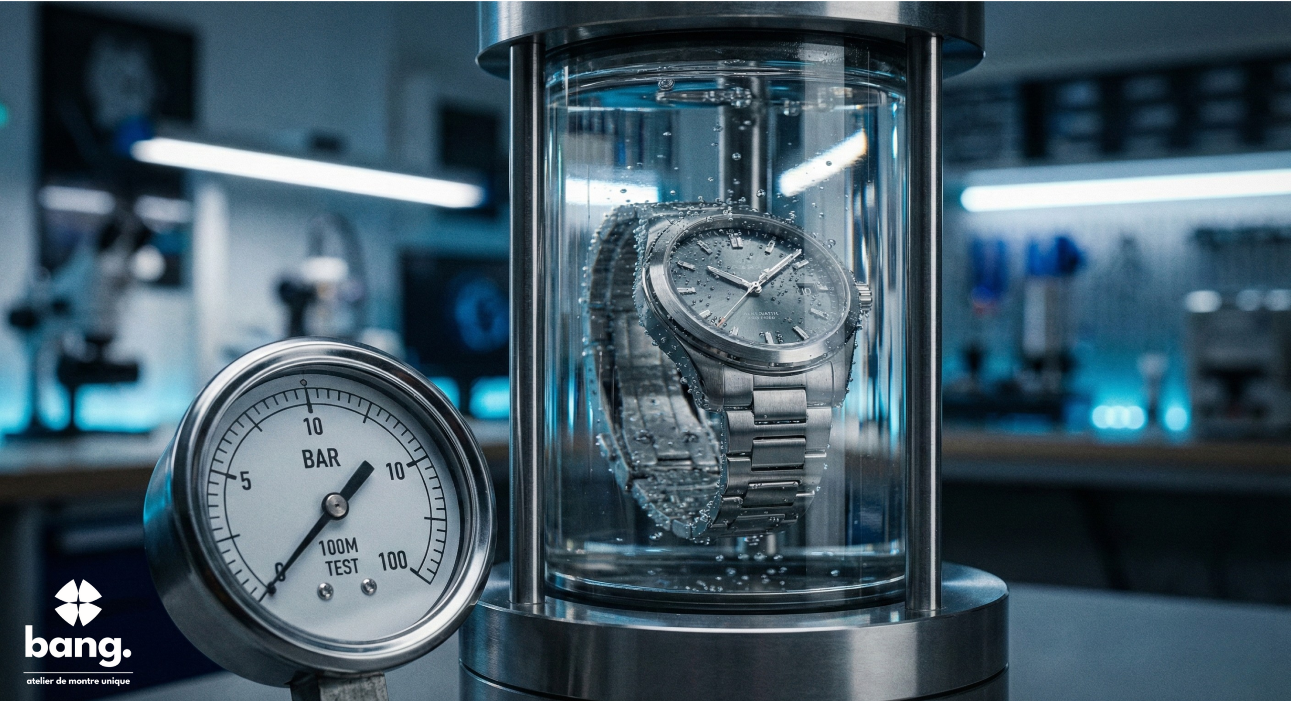 Test d'étanchéité en laboratoire